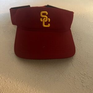 Nike Red Visor with Yellow Embroidery